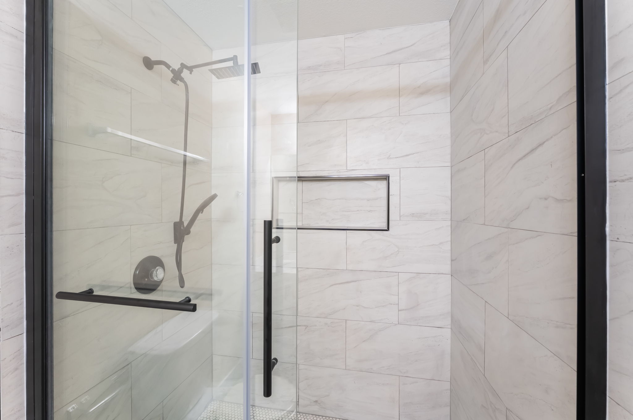 Remodeled shower at 5424 Eagle Claw Avenue